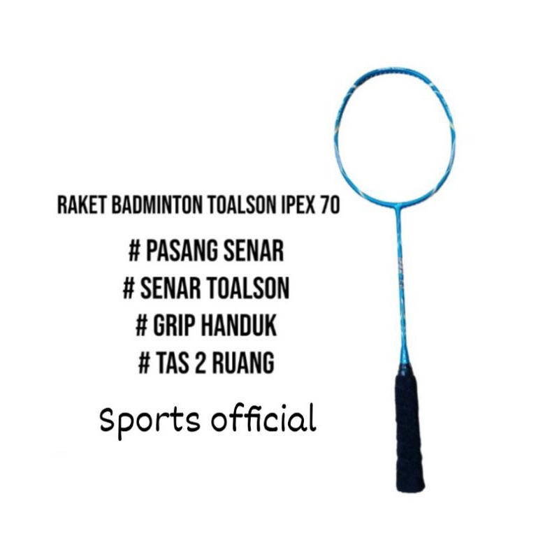 Raket Badminton Toalson IPEX 7.0 ORIGINAL