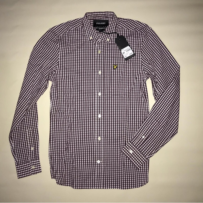 Long Sleeve Gingham Shirt Lyle & Scott