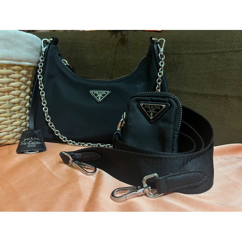 Preloved Prada Multi Pochette Bag