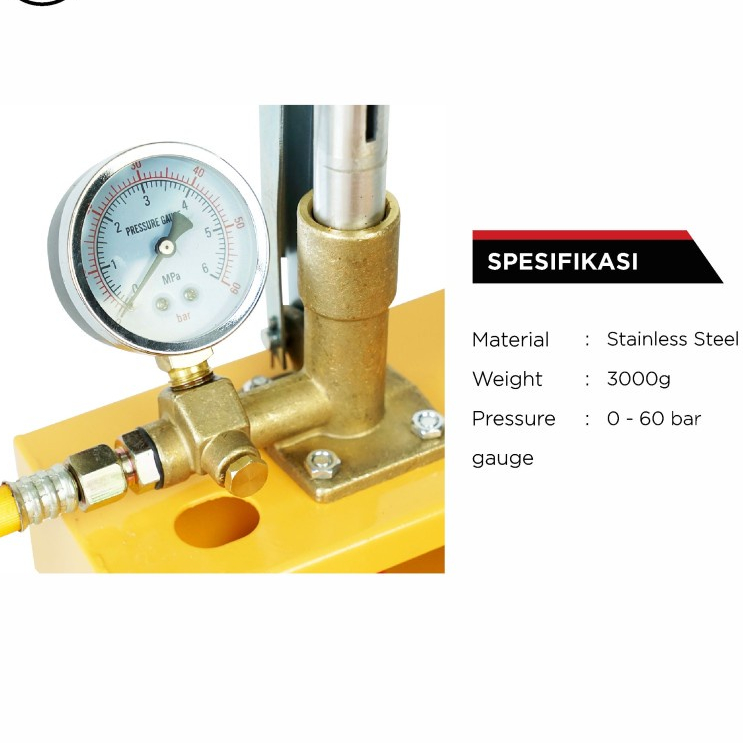 Test Pump Manual / Alat Test Tekanan Pipa Air