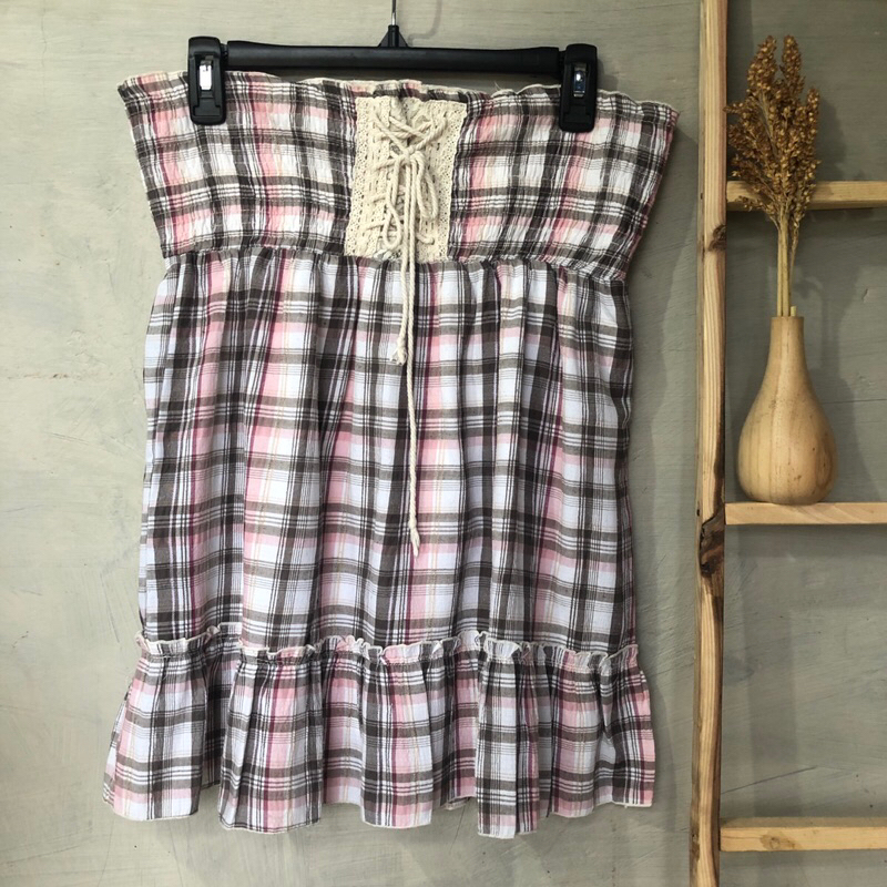 Thrift outer vintage/ kotak kotak