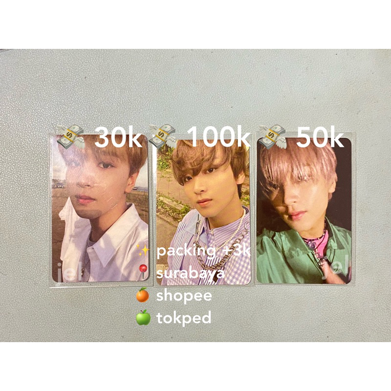 photocard haechan album non album event md nct 127 nct dream