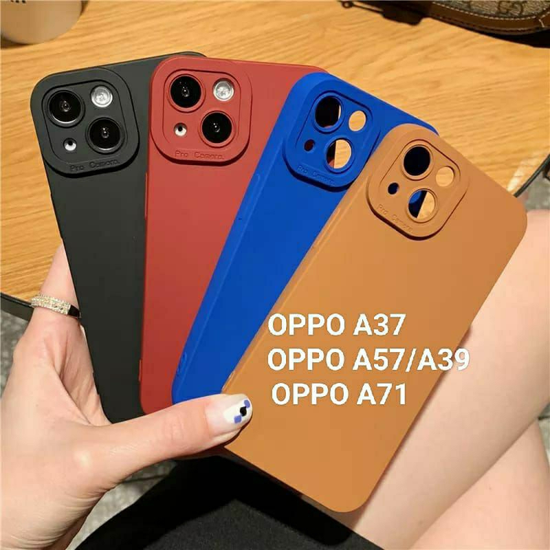 Softcase SLICON Pro Camera OPPO A57/A37/A39/A71 SLICON MACARON PRO CAMERA