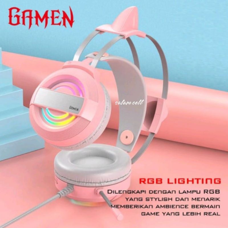 Headphone Gamen GH1100 Headset Game Original Garansi Resmi