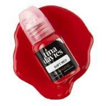 Tina Davies SOFT RED bibir pigment 15ml PERMA BLEND PERMABLEND