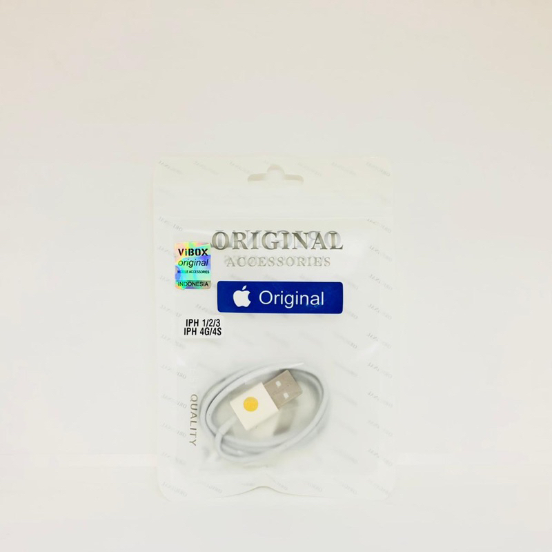 usb kabel data vibox 30pin for ipad123 premiun kabel tebal isi daya cepat full 100%