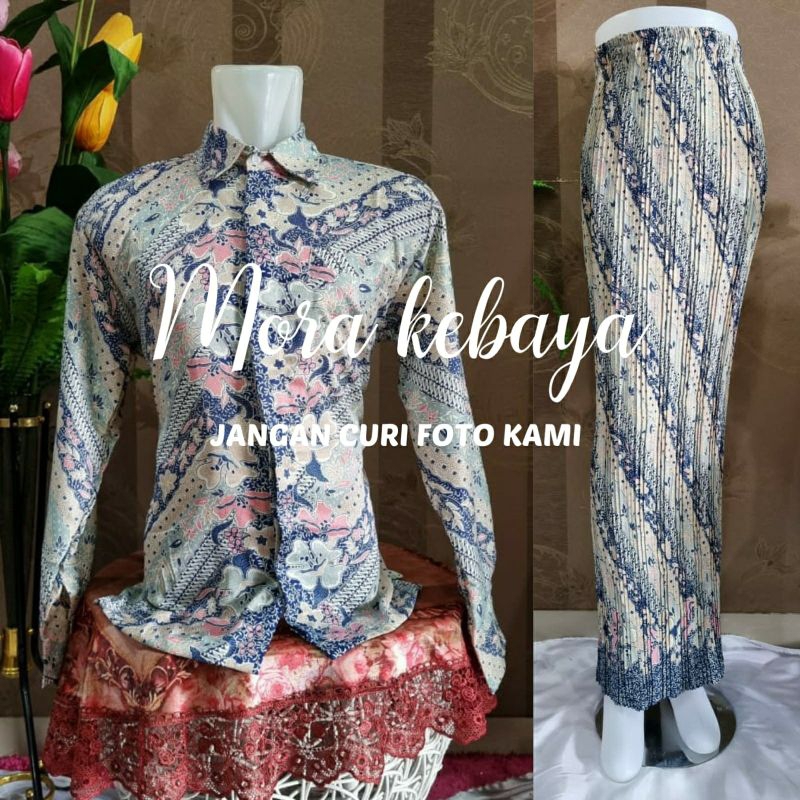 Batik couple/kemeja batik/rok batik/couple kemeja batik rok plisket