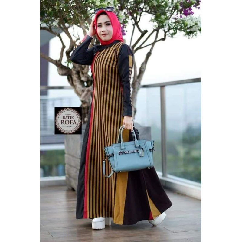 ABAYA BY BATIK ROFA / BATIK ROFA / BATIK COUPLE / GAMIS BATIK / KEMEJA BATIK / GAMIS PESTA BATIK / G