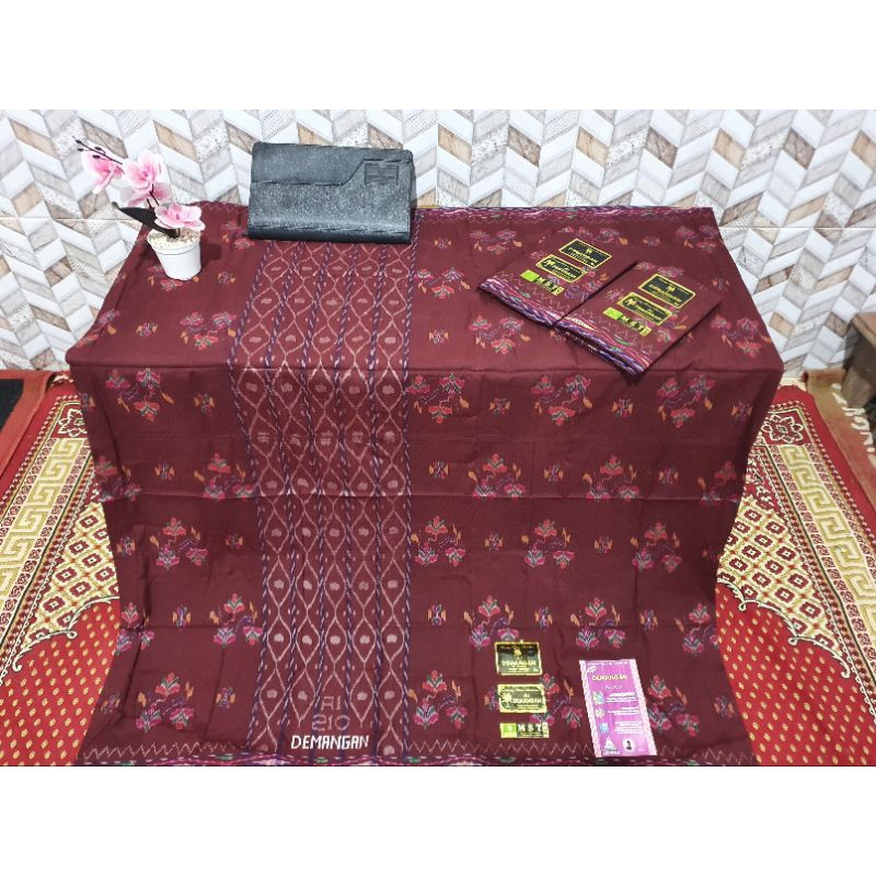 SARUNG SUTRA DEMANGAN 100 % ORIGINAL