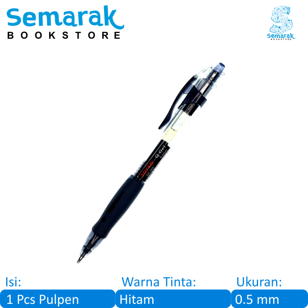 

Joyko Q Gel GP-265 Pulpen Jel 0.5 - Hitam