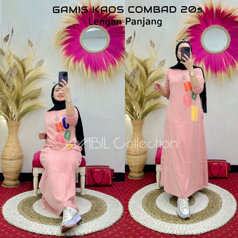 GAMIS WANITA BY NABIL LONDON//GAMIS KAOS KEKINIAN TERBARU