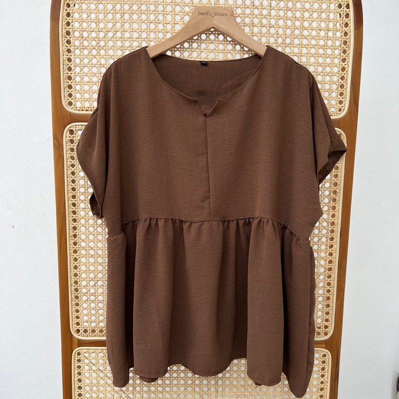 Mima Blouse - Blouse Crinkle - Blouse Jumbo - Size S M L  XL XXL 3XL 5L