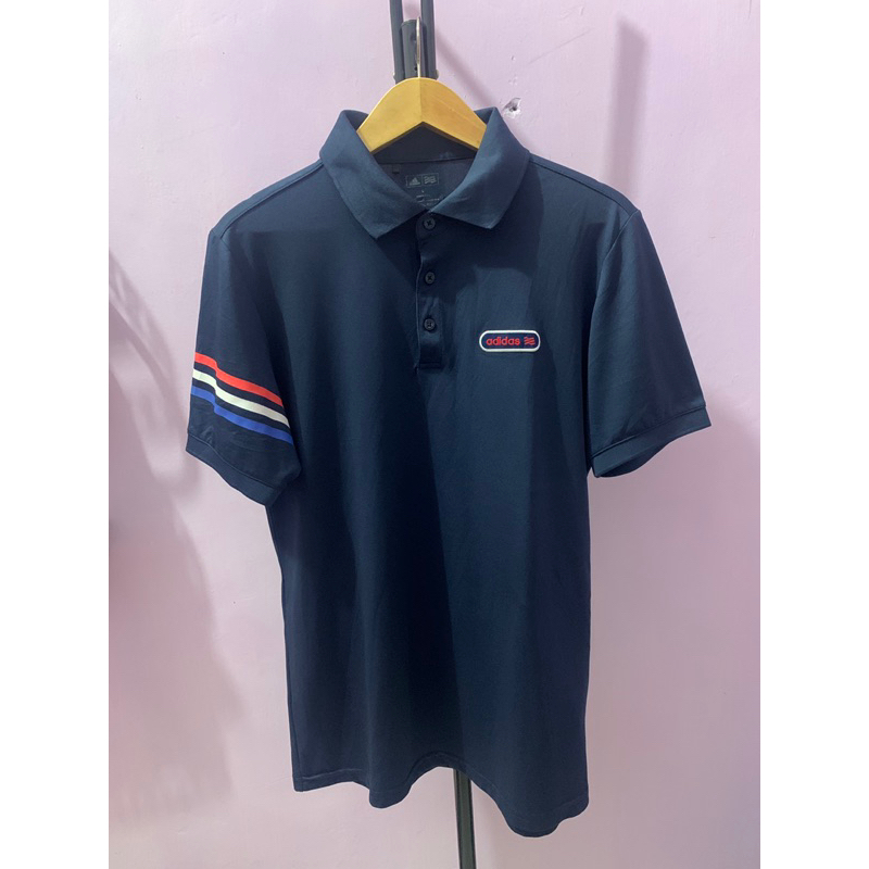 baju kaos krah second ADIDAS secondbranded