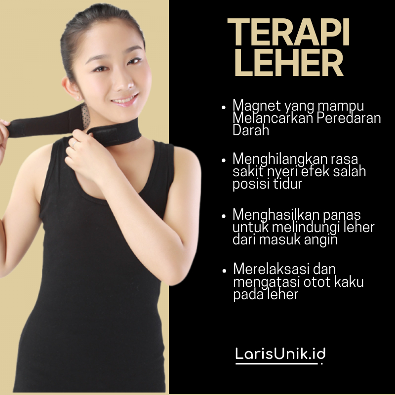 Terapi Leher Elektrik Neck Magnetic Tcare Tourmaline Alat Terapi Perawatan Tubuh Alkes