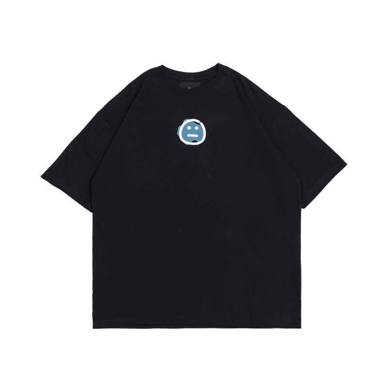 FAITH FADE Small Pokey Black Oversized Tee