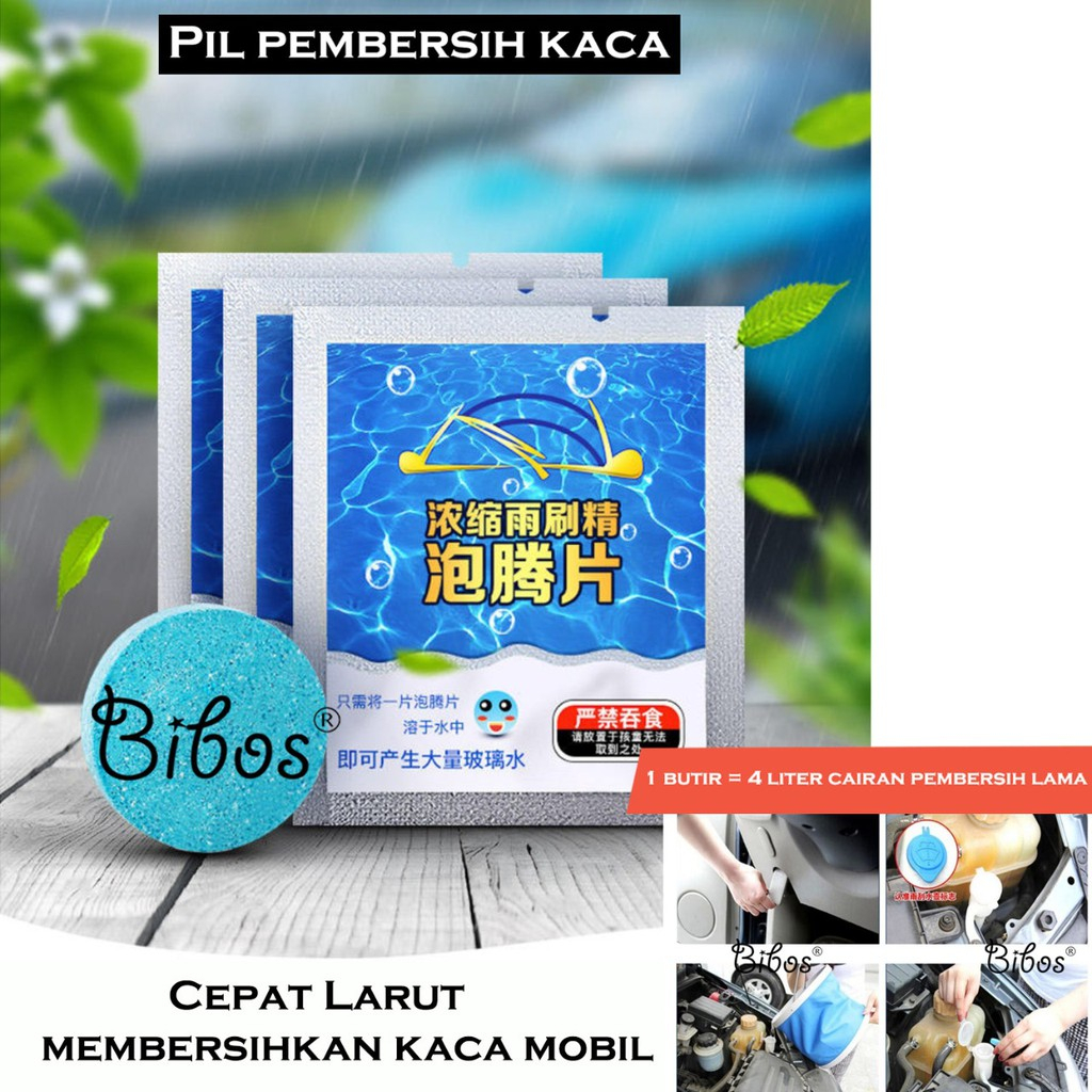 Tablet Sabun Pembersih Wiper Kaca Mobil Wipper Fluid Cairan Sabun