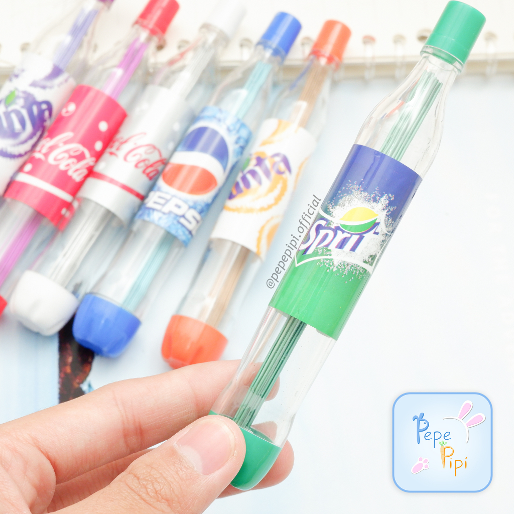 Refill Pensil NO. 9018 Mekanik Botol Soft drink Isi Ulang Pensil Mekanik Refil Pencil Leads