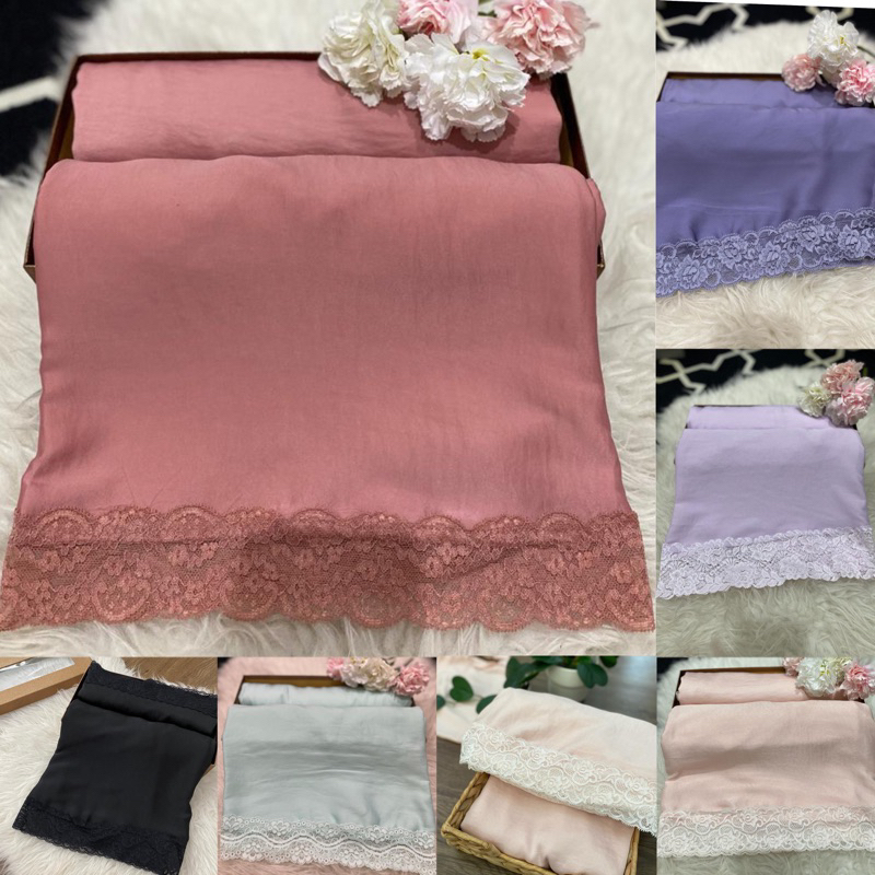 Mukena Polos Zara Silk Premium - RENDA KECIL