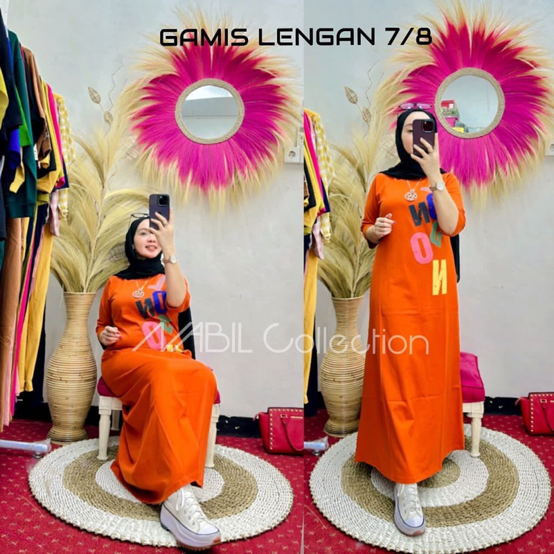 GAMIS WANITA BY NABIL LONDON//GAMIS KAOS KEKINIAN TERBARU