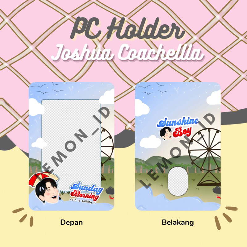Photocard Holder Joshua Seventeen Coechella by Lemon_ID