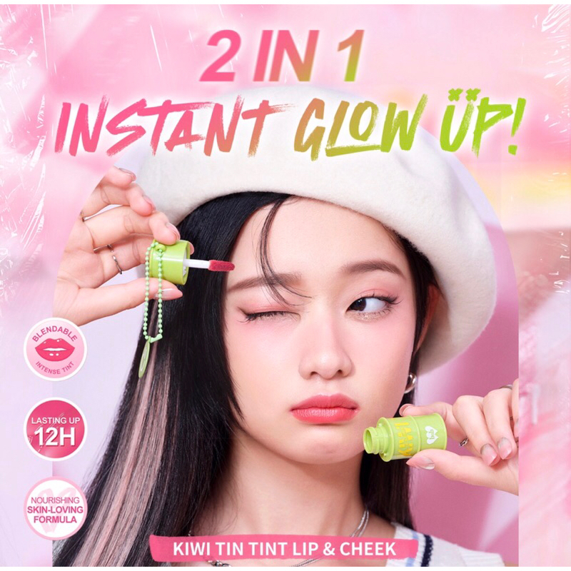 BNB Barenbliss Korean Kiwi Tin Tint Lip &amp; Cheek「Blendable Intens 2 in 1 Tint」