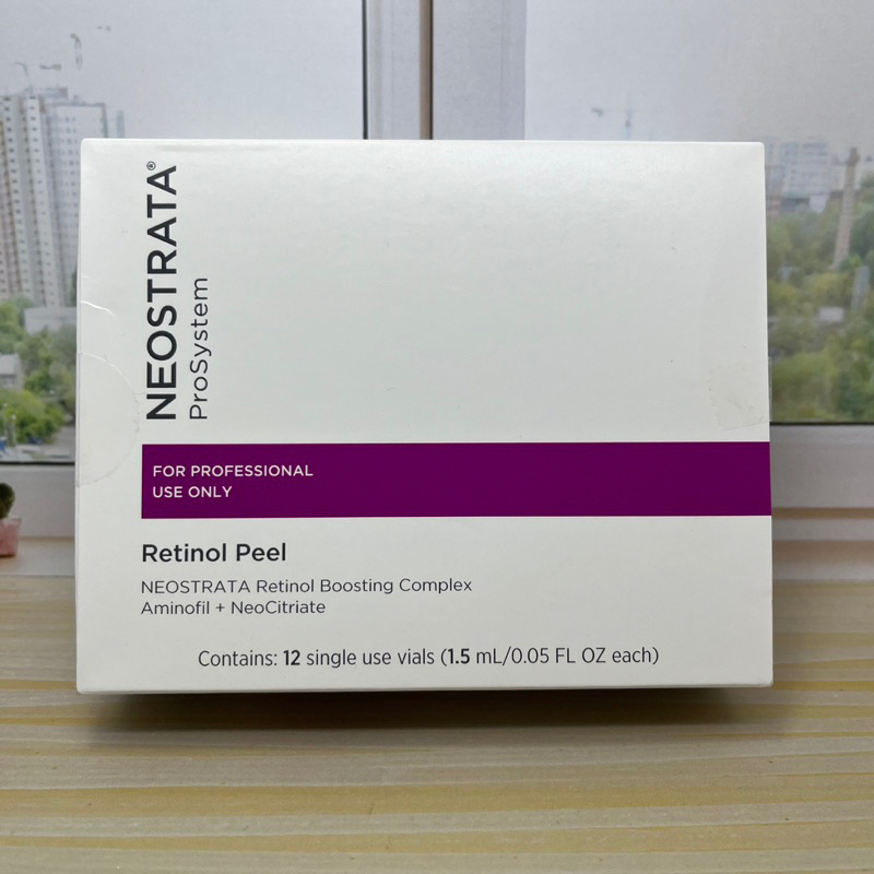 Neostrata Retinol Peel - 1 box isi 12 vial | peeling tanpa neutralizer/netralisir