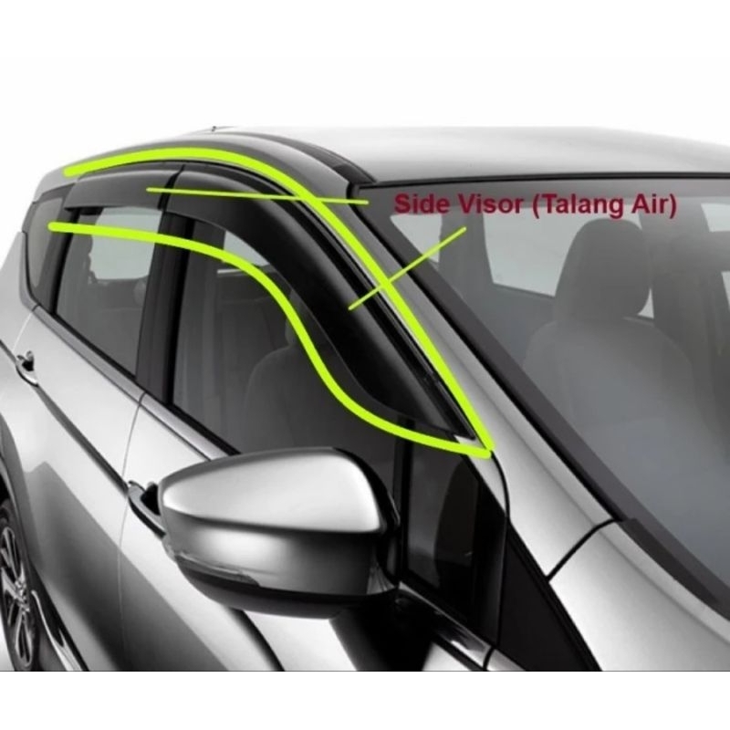 SIDE VISOR TALANG AIR XPANDER / XPANDER CROSS ORIGINAL 100% MITSUBISHI MZ336005