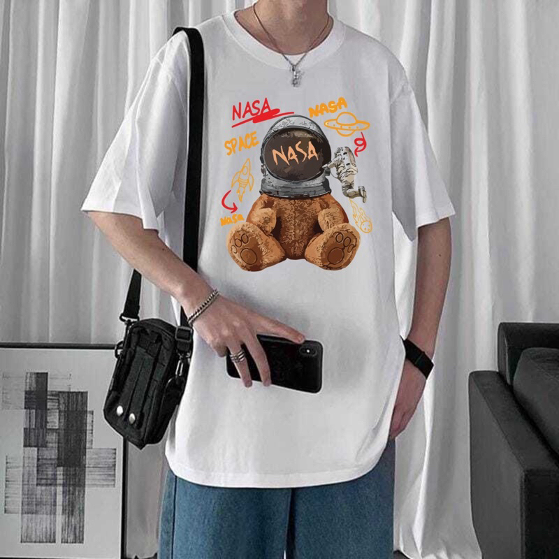 BAJU OVERSIZE PRIA NASA BEAR FASHION DISTRO KASUAL KEKINIAN ATASAN COWOK