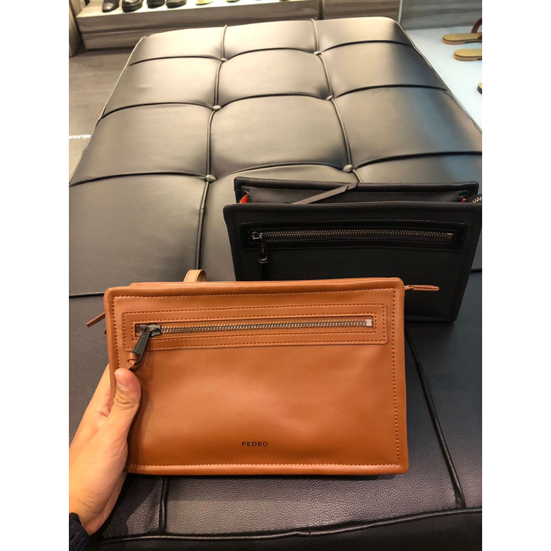 Tas pria Clutch Pedro original store