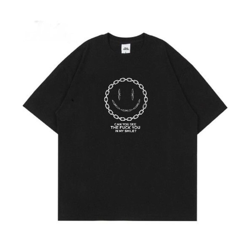T-SHIRT SMILE BLACK