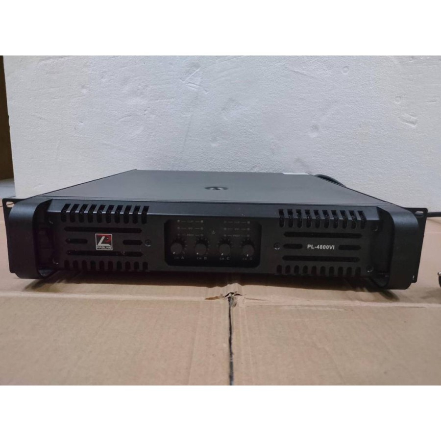 Power Amplifier Pasline PL 4800 VI PL4800 PL-4800VI 4 Channel