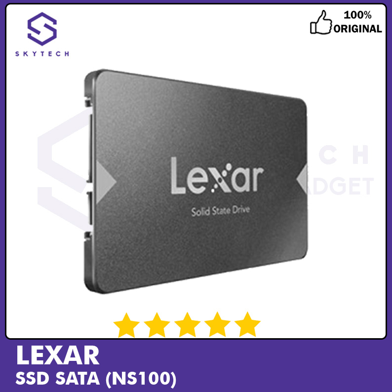 SSD INTERNAL LEXAR NS100 SATA III 2,5INCH ORIGINAL GARANSI RESMI