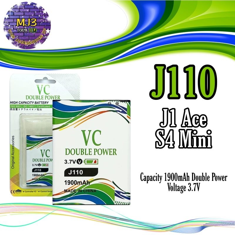 Baterai VC DOUBLE POWER J110 / J1 ACE  / S4 MINI battery batre bat