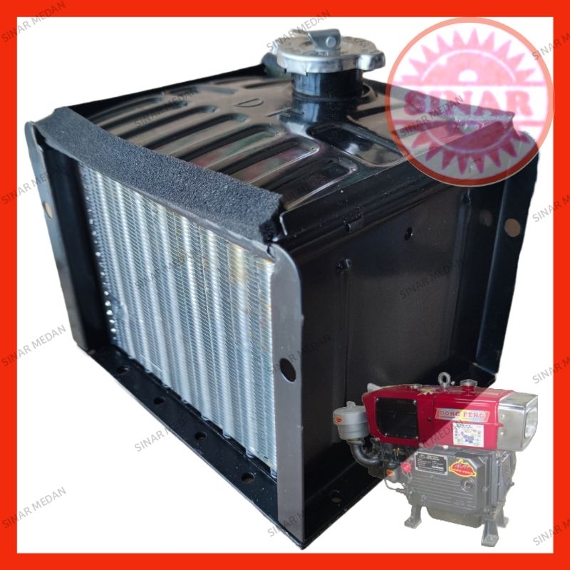 radiator mesin diesel dongfeng s195 s1100 s1110 s1115