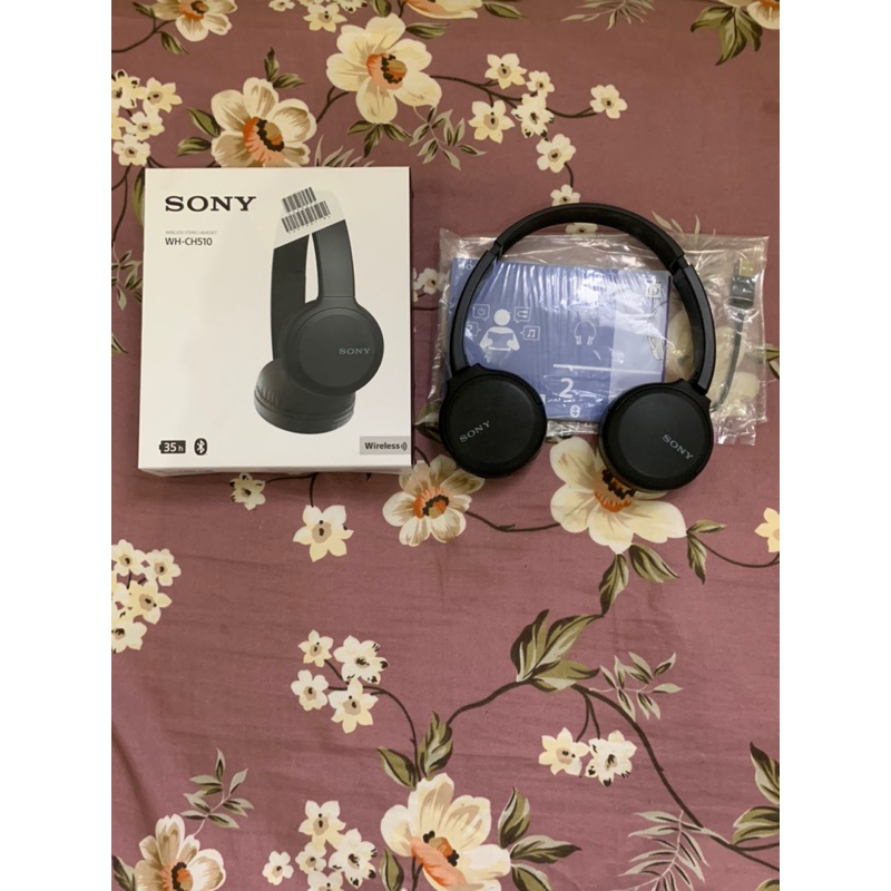 Headphone Sony WH-CH510 preloved second original headset wireless