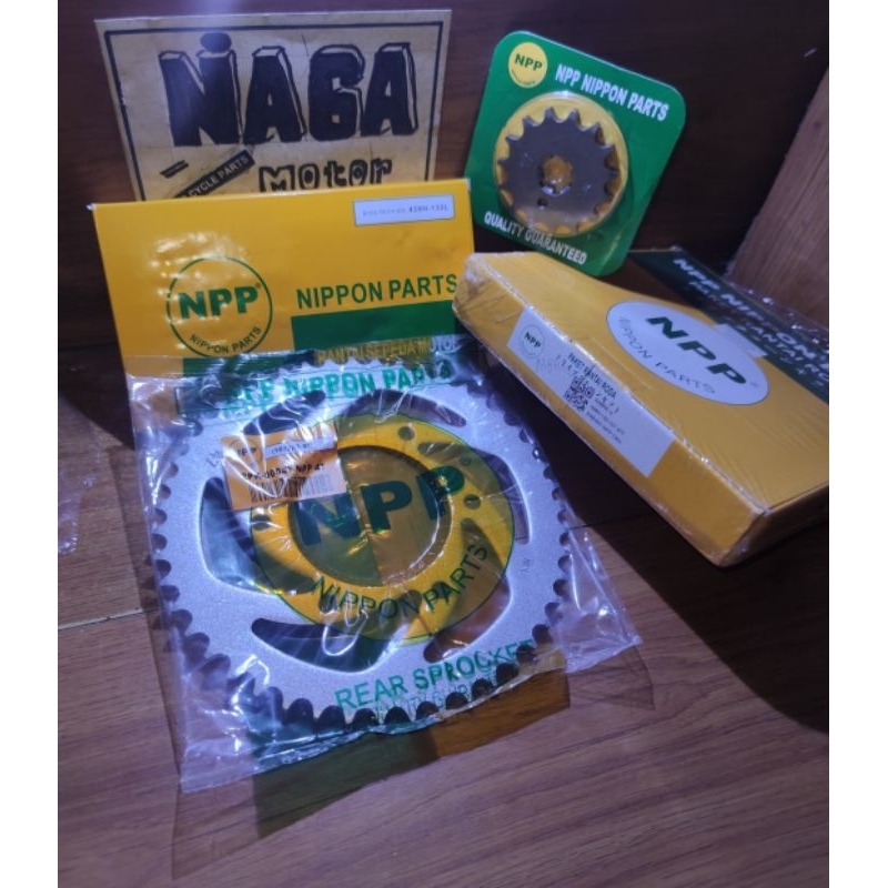 Gear Gir Set Xabre 428H-132-15T/47T NPP