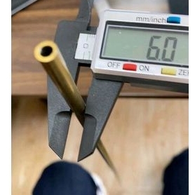 PIPA KUNING BRASS TABUNG ID 4MM OD 6MM TEBAL 1MM