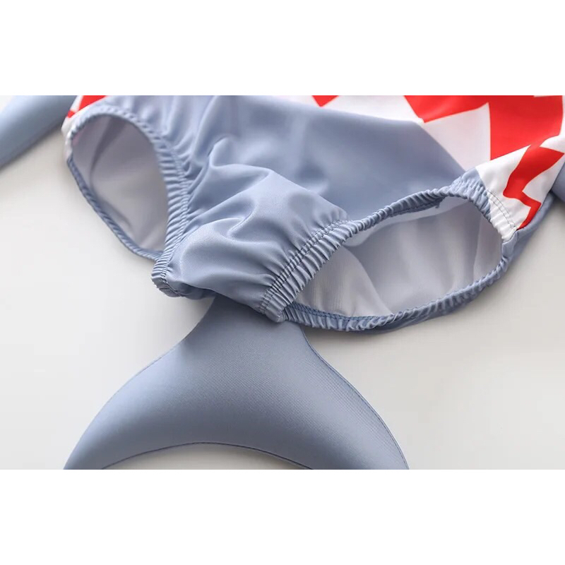 SET Baju Renang Anak 2 in 1 FREE Topi Bahan Premium kualitas Impor Gambar Nemo dan Shark Lucu Baju Renang anak Murah Baju Berenang Anak Bagus Baju Bikini Anak Lucu