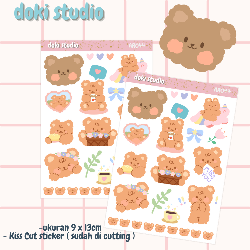 

[DOKI] Stiker Dekorasi Lucu / Sticker Journal / Stiker Aesthetic Memo Sticky Notes Journal Scrapbook Planner