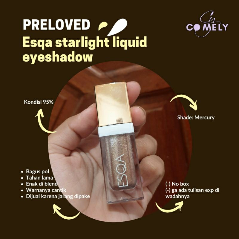 [PRELOVED] Esqa starlight liquid eyeshadow