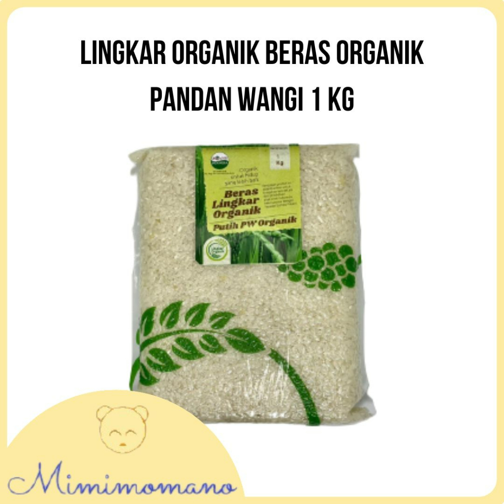 

Lingkar Organik Beras Pandan Wangi 1 kg / Organic Rice 1kg