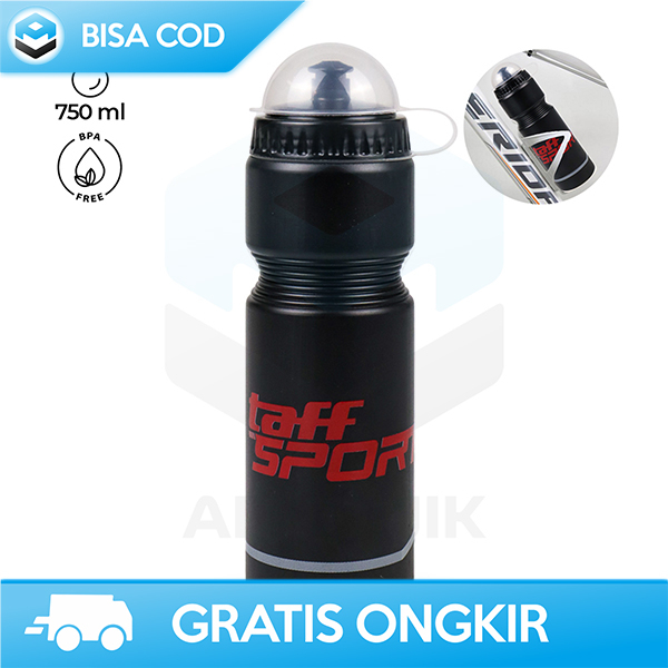 BOTOL AIR MINUM OLAHRAGA BOTOL SEPEDA 750ML TAFFSPORT PREMIUM QUALITY