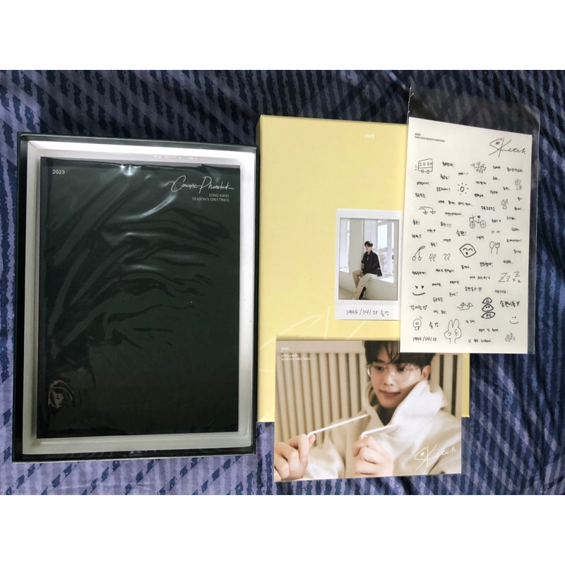 ready stock sharing season's greetings song kang photobook songkang pb 2023 sg23 seasons season gree