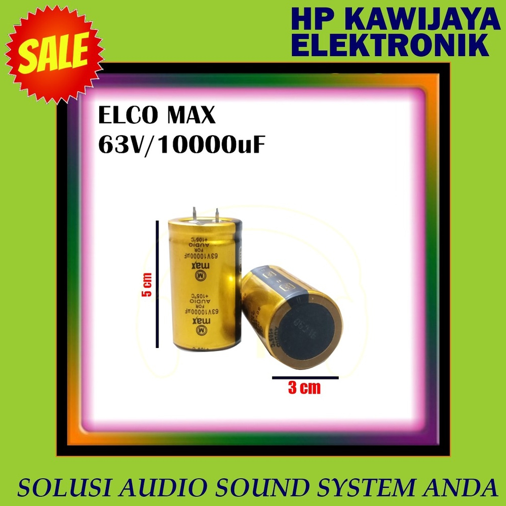 ELCO MAX 10000uf 63v max elco 10000 63 max 10000 mikro 63v