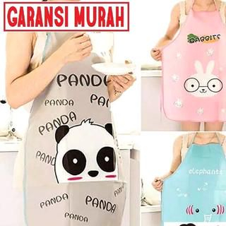 Sgmshop Celemek Tranparant Anti Air Memasak Lucu Clemek Apron