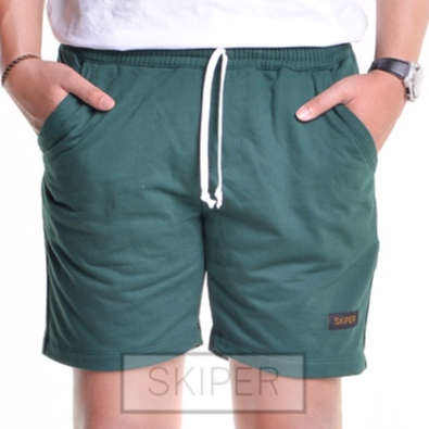 Boardshort Dewasa Celana Pendek Pria Wanita Warna HIJAU BOTOL Skiperofficialshop