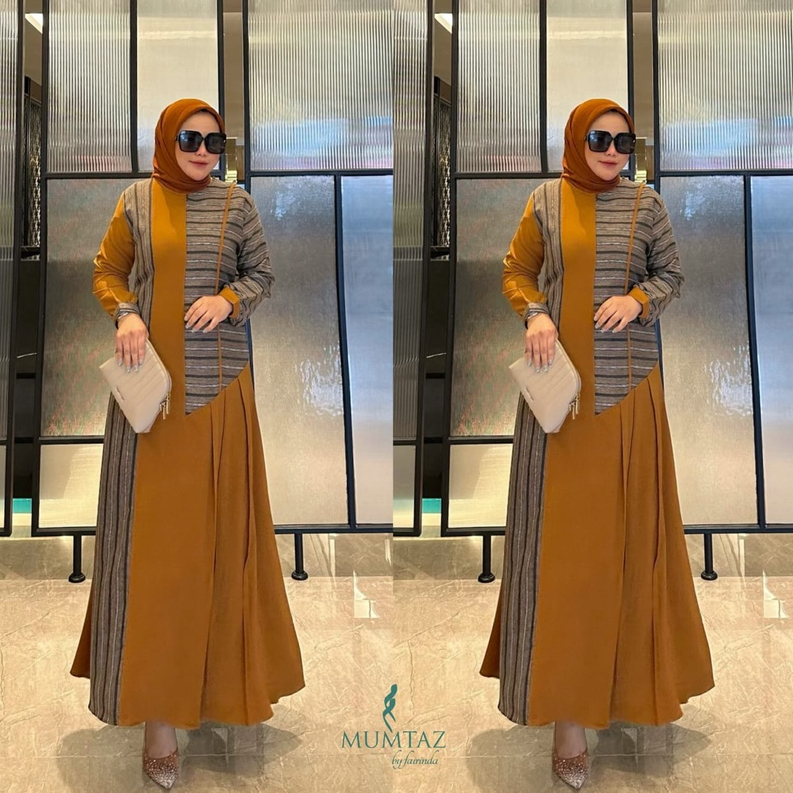 GAMIS JIHAN MUMTAZ LUXURY DRESS MEWAH WANITA OOTD STYLE KEKINIAN