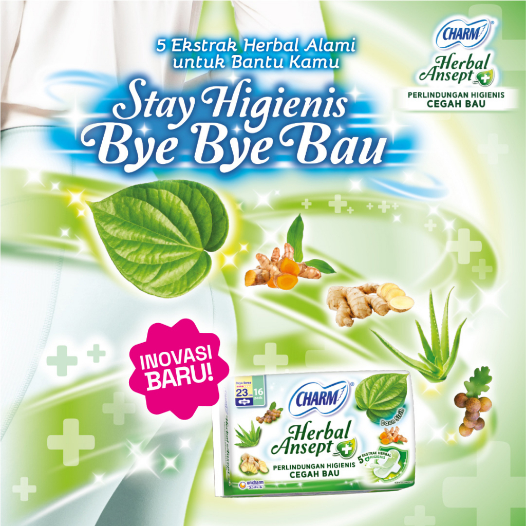 CHARM HERBAL ANSEPT + SERIES