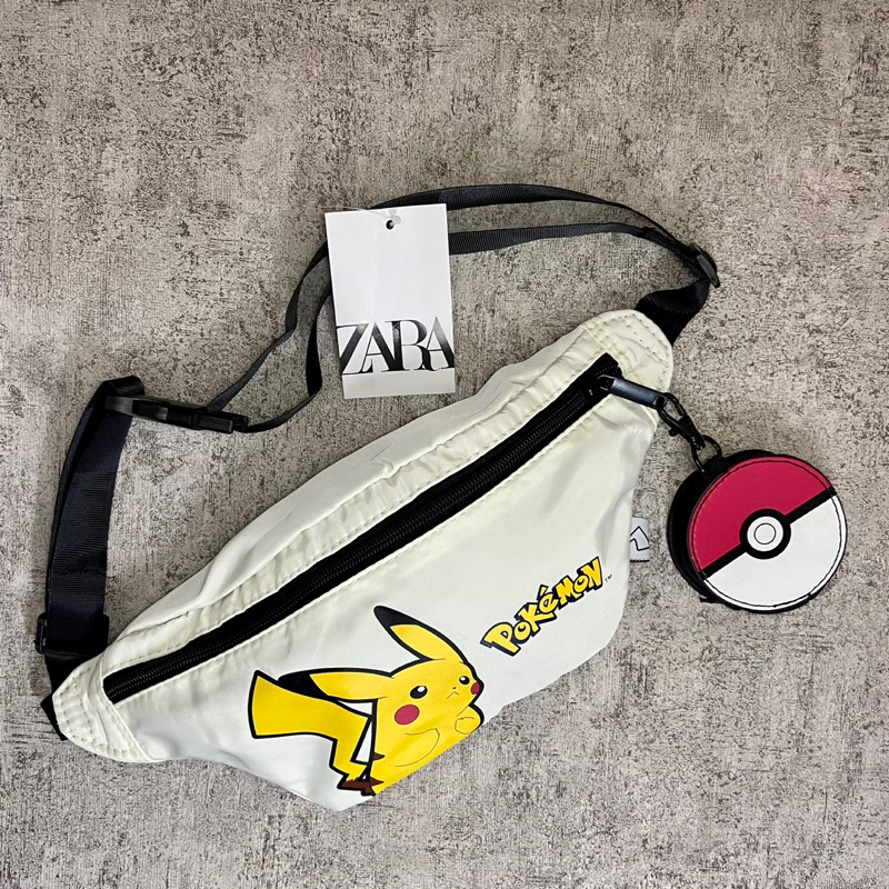 ZARA X POKEMON WAISTBAG / TAS PINGGANG ZARA / WAISTBAG ZARA / WAISTBAG POKEMON / TAS SELEMPANG