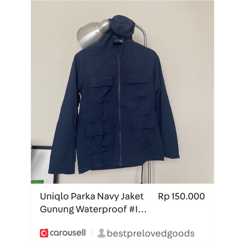 uniqlo parka preloved
